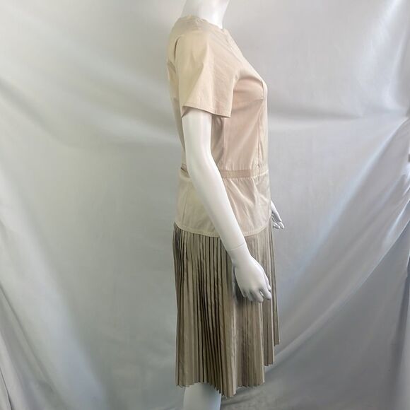 Jill Sander Tan Pleated Bottom Dress - Picture 4 of 8